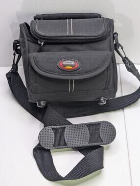 Courier Camera Bag Padded Shoulder Case BlackAdjustable Divider Strap Compact